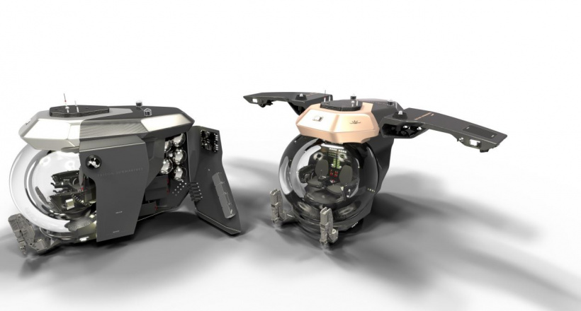 Đồ chơi mới của tỷ phú: Tàu ngầm cá nhân lặn sâu 4000m