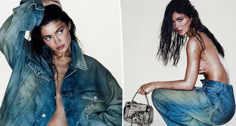 Kylie Jenner kết hợp hãng thời trang Acne Studios cho chiến dịch denim