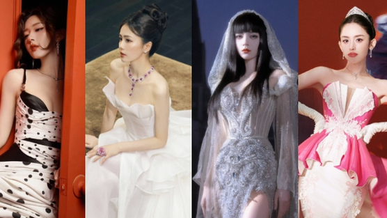 Tạo hình Đêm hội Weibo: Trương Dư Hi ma mị chặt chém Triệu Lộ Tư cổ điển, Na Trát sến như mặc giấy gói quà