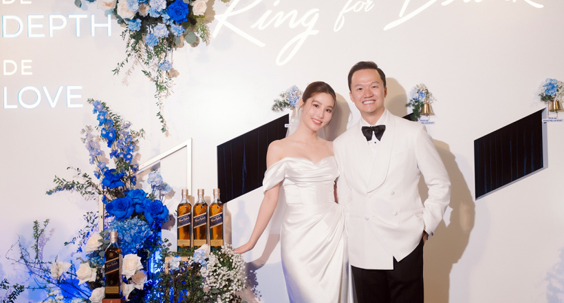 Johnnie Walker Blue Label: “Chất vị tinh túy” dẫn dắt cảm xúc của gần 1000 vị khách tham dự đám cưới Diễm My 9X
