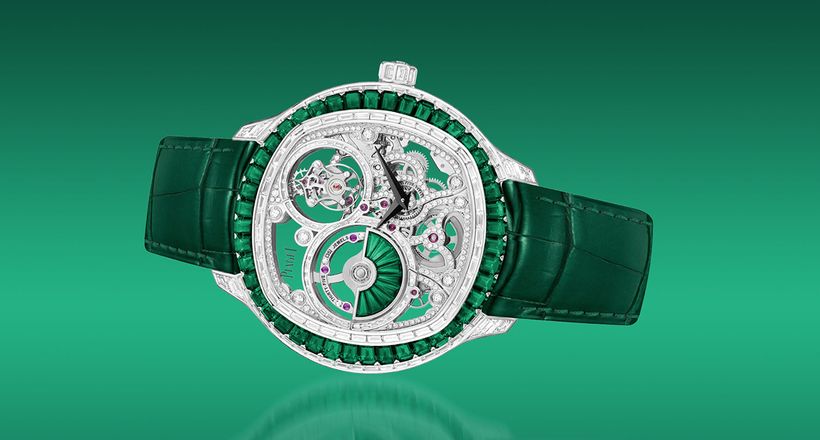 Ra mắt đồng hồ Piaget Polo Emperador đính 53 viên ngọc lục bảo