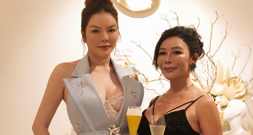Lý Nhã Kỳ đến Triển lãm thời trang của Mr Crazy & Lady Sexy