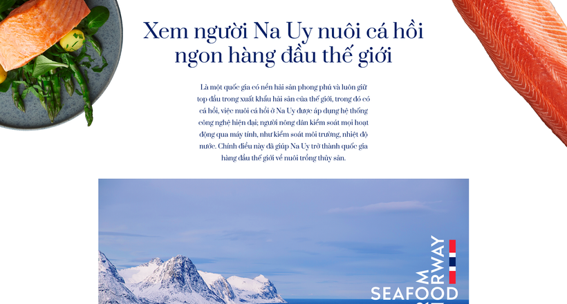 Xem người Na Uy nuôi cá hồi ngon hàng đầu thế giới
