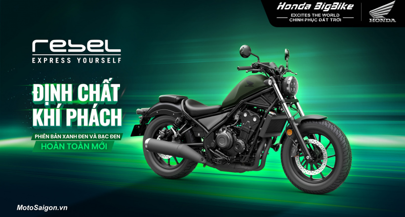 Honda Rebel 500 2024 phiên bản mới bất ngờ ra mắt kèm giá xe