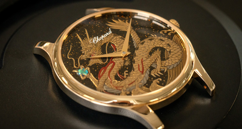 Chopard mừng Tết Nguyên Đán với nghệ thuật sơn mài Urushi và hình tượng Rồng thiêng