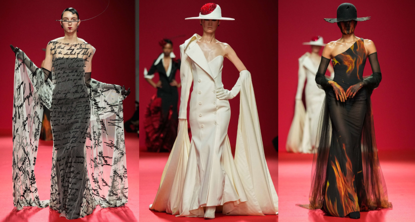 Show diễn Robert Wun Spring 2024 Couture: Cuốn nhật ký thời trang kinh dị
