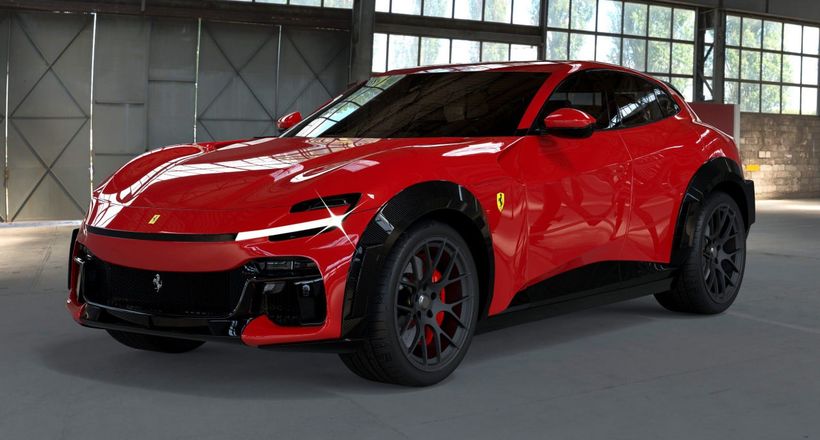Siêu SUV thể thao Ferrari Purosangue “ngầu” hơn với bản độ mới của Mansory