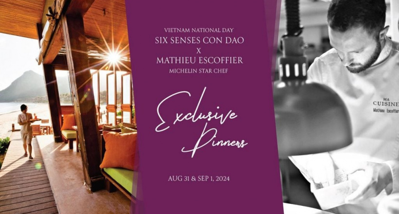 Mừng lễ 2/9 với bữa tối độc quyền Michelin Star tại Six Senses Côn Đảo