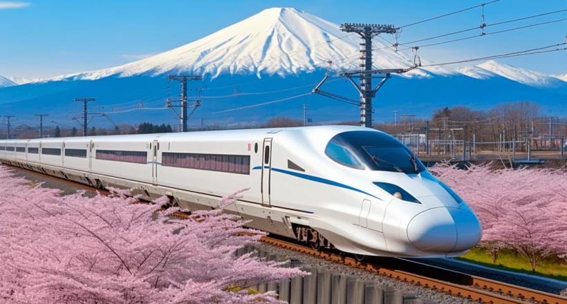 Vi vu khắp Nhật Bản với tàu cao tốc Shinkansen