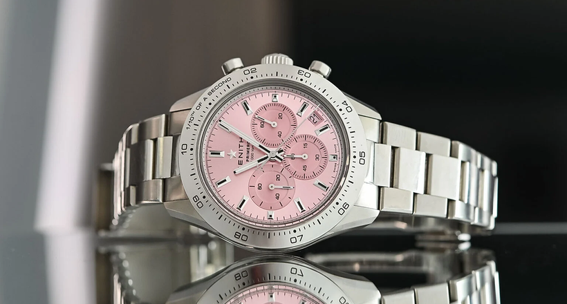 Cùng đồng hồ Zenith Chronomaster Sport Pink hành động chống ung thư vú