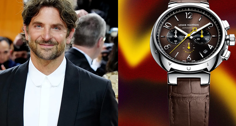 Bradley Cooper trở thành gương mặt đại diện cho đồng hồ Tambour - Louis Vuitton