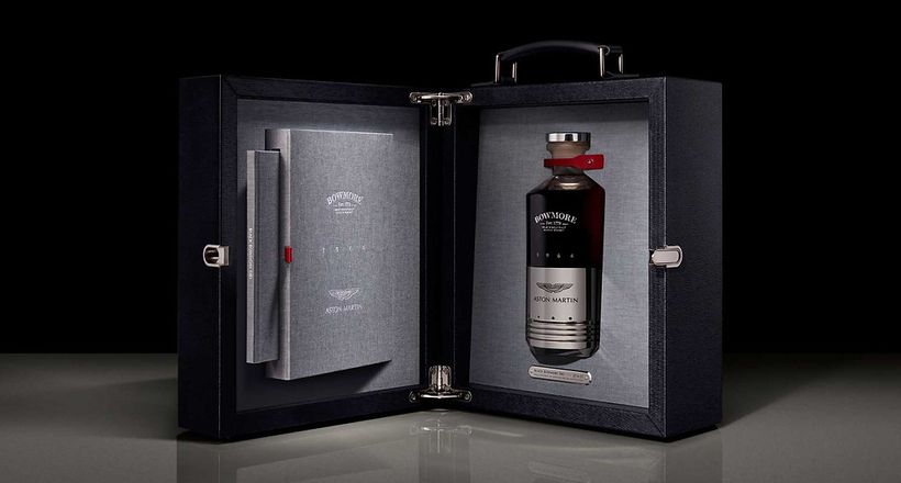 Rượu Bowmore phiên bản kết hợp siêu xe Aston Martin độc đáo