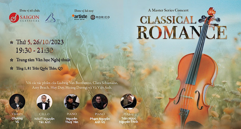 “Classical Romance” - Saigon Classical sẽ mang đến những giai điệu ngập tràn hạnh phúc
