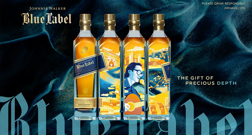 Bộ sưu tập Whisky tôn vinh Nhạc sĩ Trịnh Công Sơn từ Johnnie Walker Blue Label