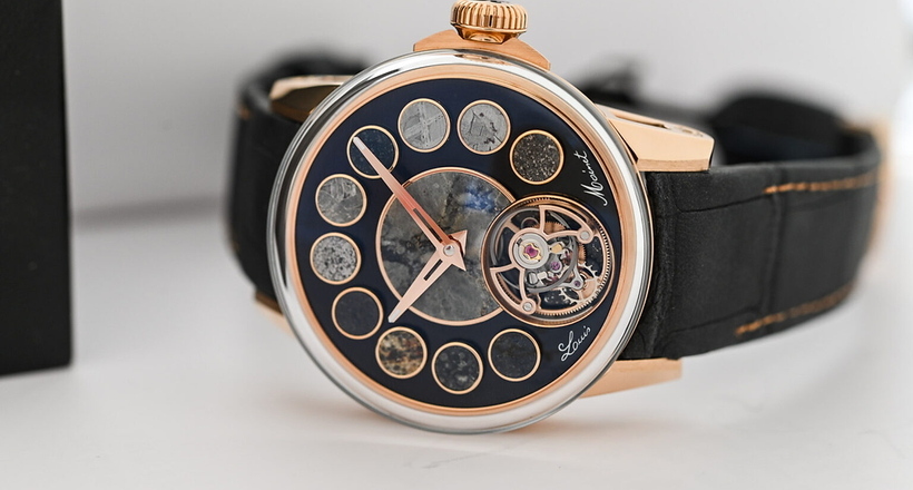 Vũ trụ trên cổ tay - tuyệt tác “Mưa thiên thạch" Cosmopolis mới từ nhà Louis Moinet