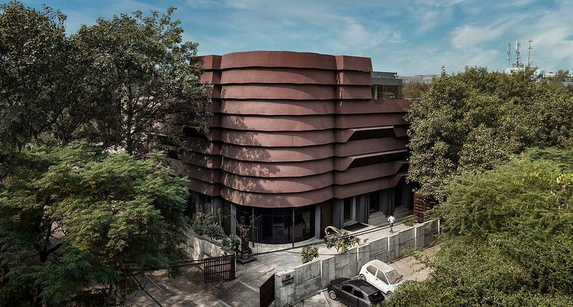 Architecture Discipline “bọc giáp” văn phòng kiến trúc tại New Delhi