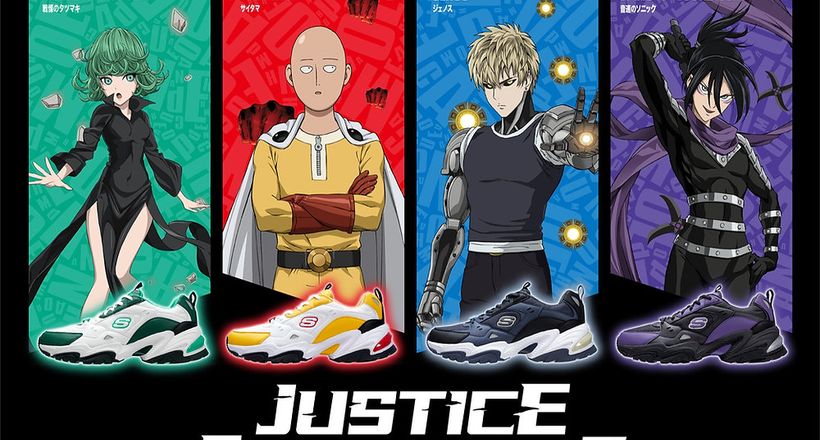 Skechers ra mắt bộ sưu tập đánh dấu sự kết hợp cùng One Punch Man