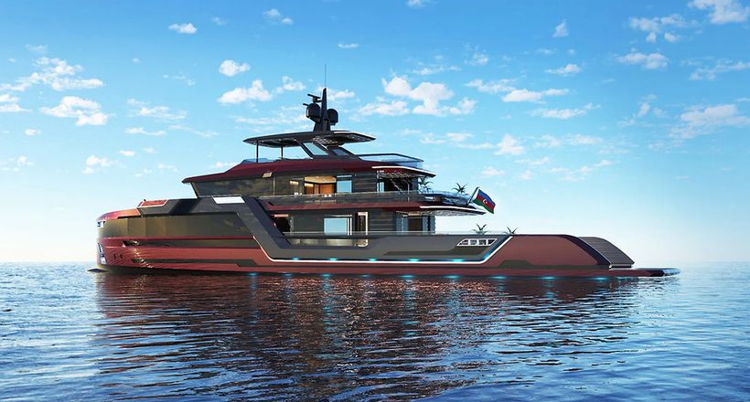 Concept du thuyền thám hiểm 45m Caspian Star - Vượt qua mọi đại dương