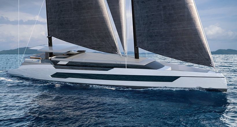 Những hình ảnh đầu tiên của siêu du thuyền Velarca 135 thân thiện với môi trường