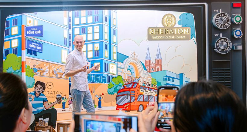 Trải nghiệm Instagrammable Spot với công nghệ AR độc đáo tại Sheraton Saigon