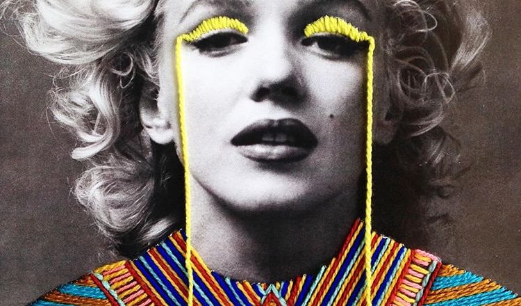 Thổi hồn vào chân dung các biểu tượng văn hóa bằng những sợi chỉ màu