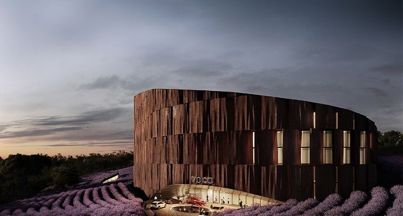 Thiết kế khác biệt ngập tràn sắc tím oải hương ở khách sạn Voco, Úc