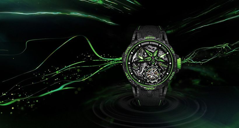 Roger Dubuis Excalibur Double Tourbillon White Ceramic - tinh tế và mạnh mẽ
