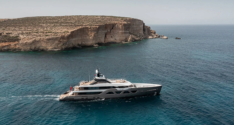 Siêu du thuyền 60m Come Together với nội thất cân bằng giữa mạnh mẽ và mềm mại