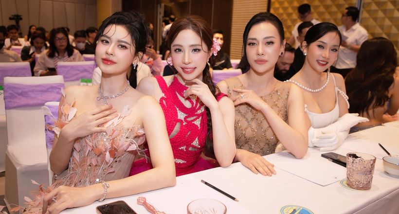 Trương Quỳnh Anh khoe nhan sắc ngọt ngào tại họp báo Bước nhảy hoàn vũ 2024
