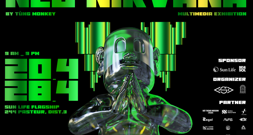 Triển lãm "NEO NIRVANA" của Tùng Monkey - Khi nghệ thuật trở thành hành trình chữa lành