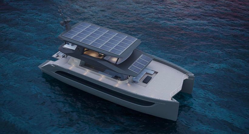 Silent-Yachts ra mắt dòng du thuyền catamaran lai hợp Silent VisionF 82