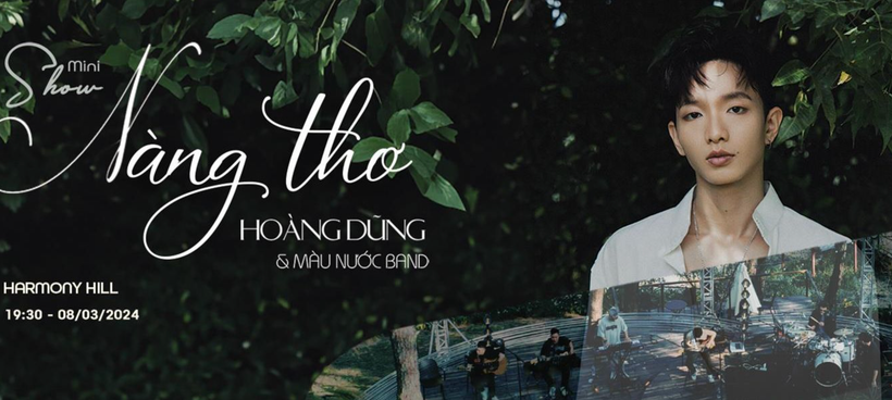 Hẹn hò cùng Hoàng Dũng & concert "Nàng Thơ" lãng mạn tại Harmony Hill Tuần Châu