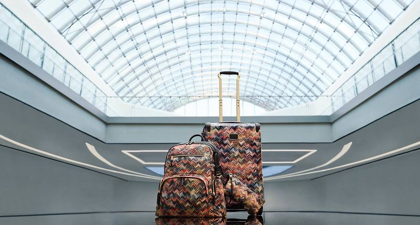 TUMI hợp tác với thương hiệu Missoni trong bộ phụ kiện du lịch độc quyền