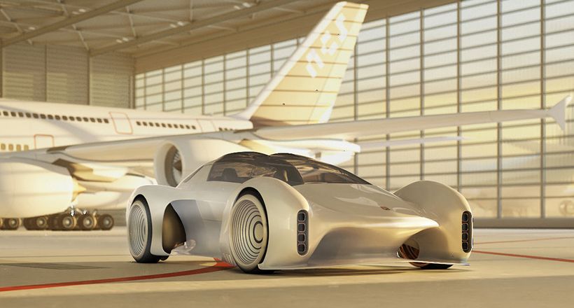 Project 411 - siêu xe tự động với thiết kế đến từ tương lai của Porsche