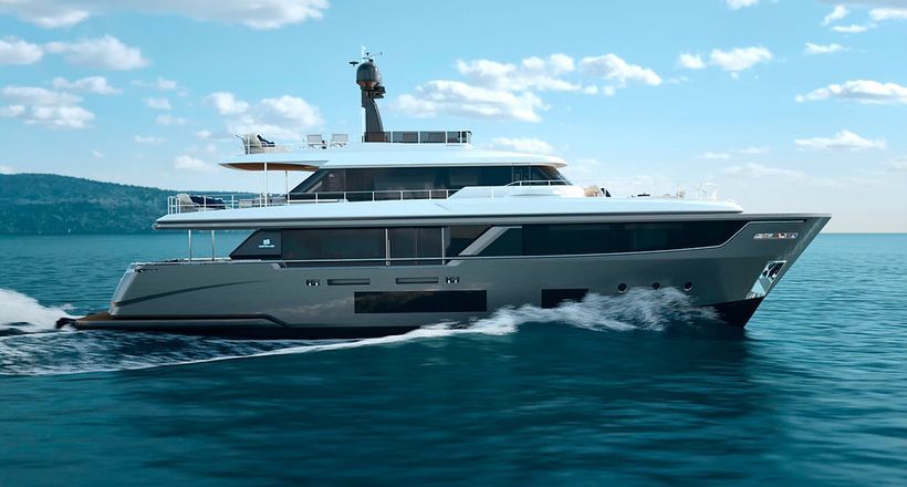 Du thuyền Custom Line Navetta 30 đầu tiên sắp sửa cập bến Hồng Kông
