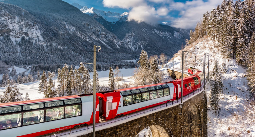 Glacier Express – “tàu tốc hành chậm nhất thế giới” ở Thụy Sĩ