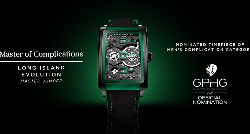 Franck Muller Long Island Evolution Master Jumper nhận đề cử GPHG 2024 hạng mục đồng hồ nam có chức năng phức tạp
