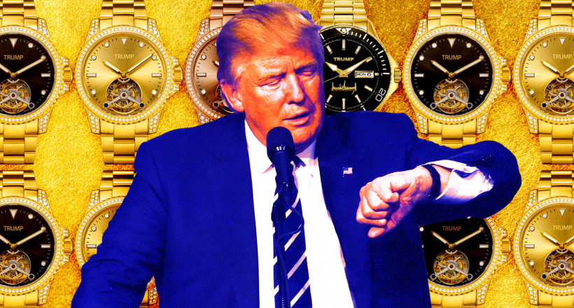 Donald Trump bán đồng hồ vàng 100.000 USD
