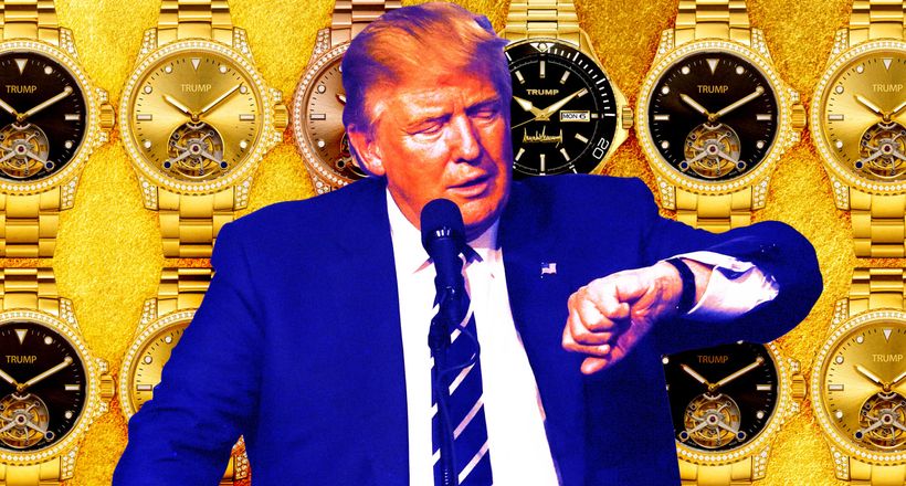 Donald Trump bán đồng hồ vàng 100.000 USD