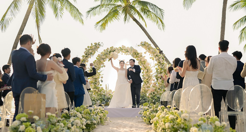 Trao lời thề nguyện tại đảo Ngọc trong lễ cưới lãng mạn cùng InterContinental Phu Quoc