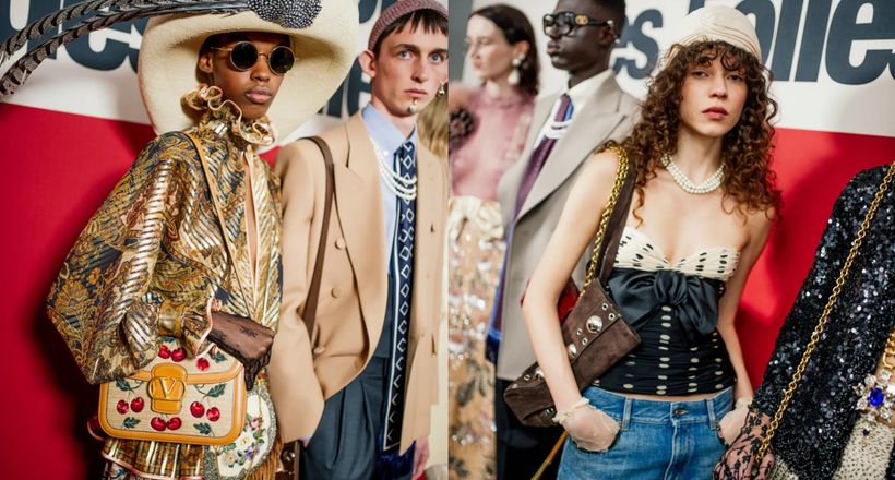 Valentino thay tấm áo bohamian lãng mạn trong BST Xuân Hè 2025