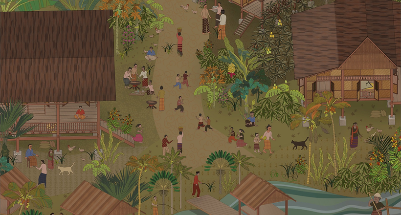 Khám phá phố cảng Kampong đặc sắc qua triển lãm Singapore Night Festival 2023