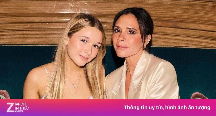 Tranh cãi con gái David Beckham mặc sexy, trang điểm già dặn