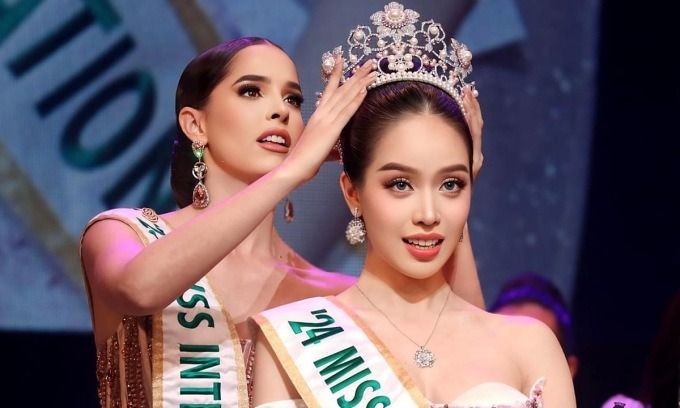 Thanh Thủy đăng quang Hoa hậu Quốc tế 2024