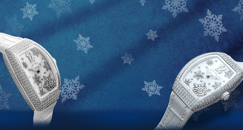 Franck Muller Vanguard Snowflake – Bông hoa tuyết lấp lánh giữa trời đông