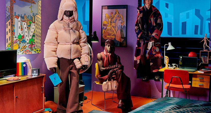 BST Louis Vuitton Thu - Đông Nam 2023: Hồi ức ấu thơ tươi đẹp của phái mạnh