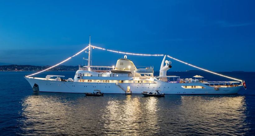 Siêu du thuyền "huyền thoại" Christina O tái xuất thị trường với giá 90 triệu Euro