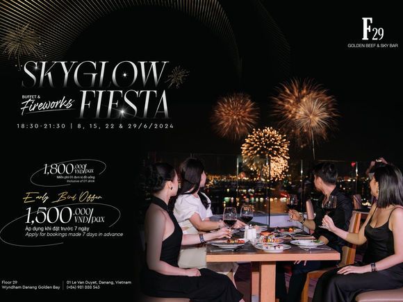 Ngắm pháo hoa rực rỡ, tận hưởng mùa hè khác biệt tại Wyndham Danang Golden Bay