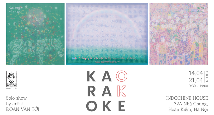 Khai mạc triển lãm nghệ thuật thị giác "Karaoke - Karaoke" của hoạ sĩ Đoàn Văn Tới