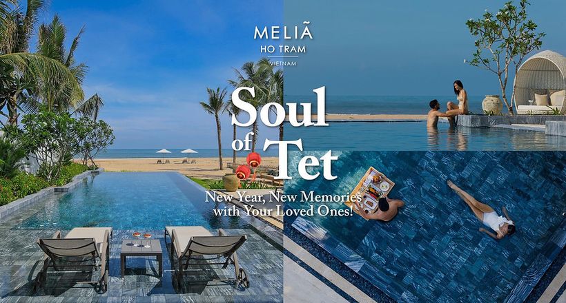 Cùng gia đình ngập tràn niềm vui Xuân Nhâm Dần với Meliá Hồ Tràm